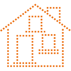 House blueprint icon
